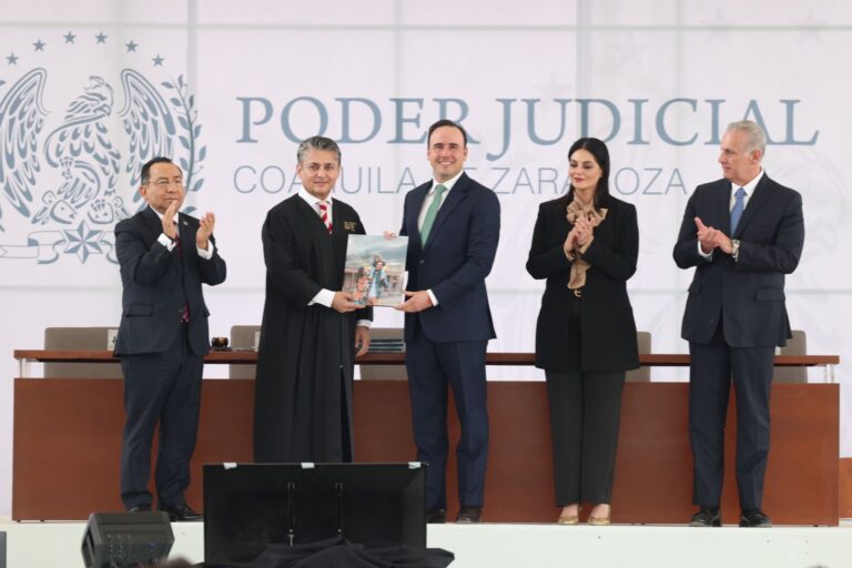 Trabajando coordinados, los tres Poderes del Estado fortalecemos a Coahuila: Manolo