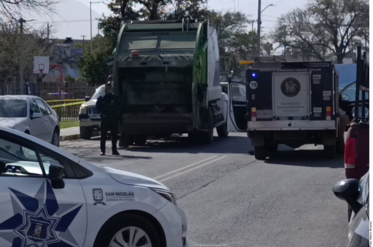 Encuentran feto en camión recolector de basura en Nuevo León