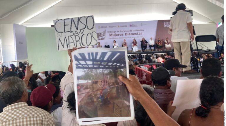 Exigen nuevo censo a Sheinbaum damnificados por ‘John’ en Guerrero