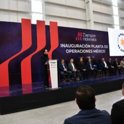 Manolo Jiménez y Tomás Gutiérrez Inauguran empresa Ziemann Holvrieka en Ramos Arizpe 5