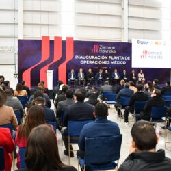 Manolo Jiménez y Tomás Gutiérrez Inauguran empresa Ziemann Holvrieka en Ramos Arizpe 6