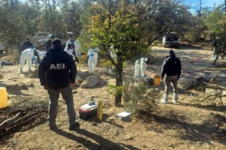Suman 56 cadáveres en 38 fosas en Chihuahua