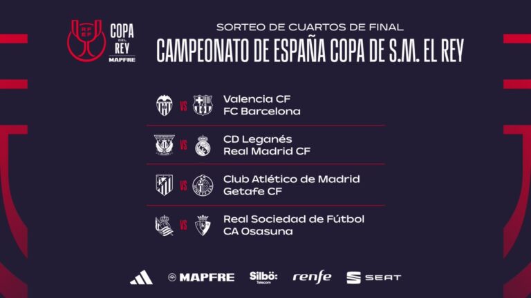 Barcelona y Real Madrid conocen rivales en Cuartos de Copa