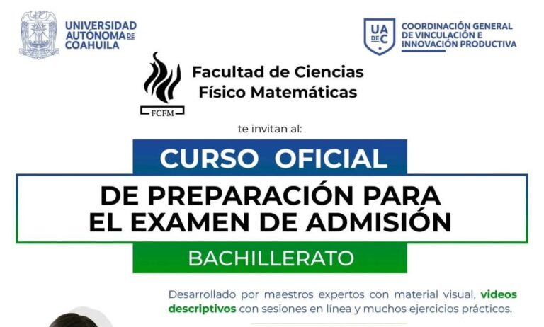 Conoce el Curso de Preparación para el Examen de Admisión Bachillerato y Licenciatura UA de C