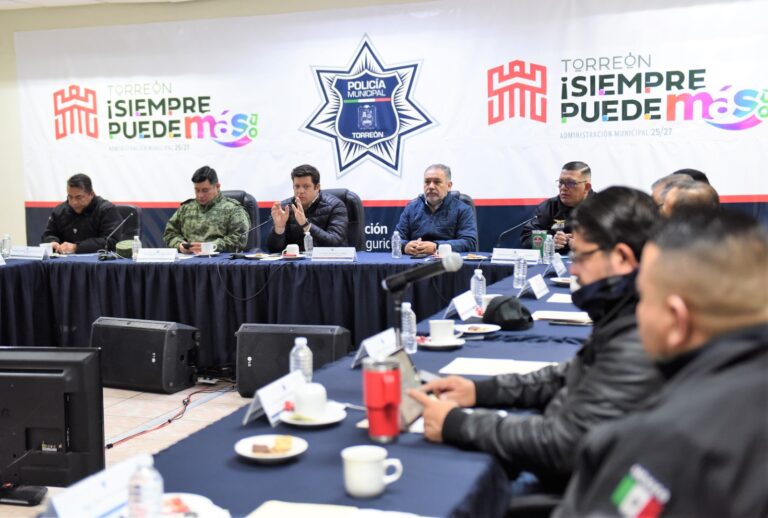 Destacan coordinación operativa en Torreón para resguardar el orden durante eventos deportivos