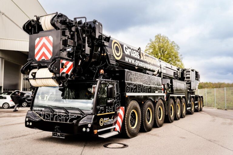 Grúas y Equipos García presenta la Liebherr LTM 1750 de 800 toneladas: un nuevo gigante en el sector industrial