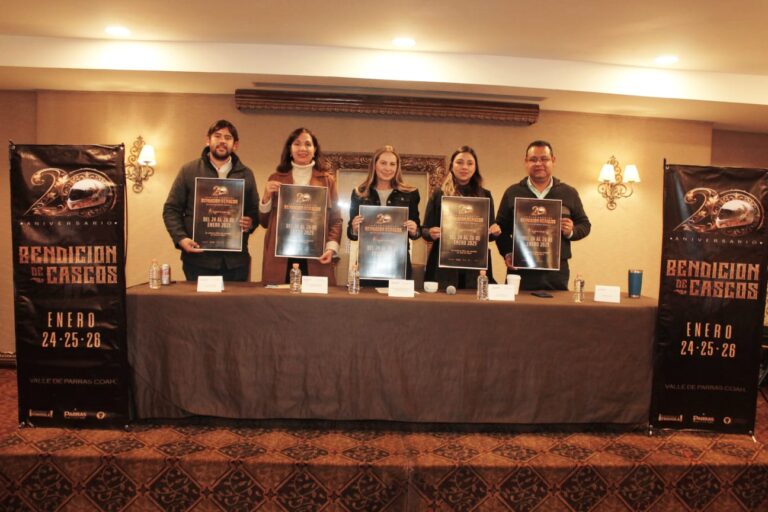 Invitan a la Vigésima Bendición de Cascos en Parras de la Fuente, Coahuila