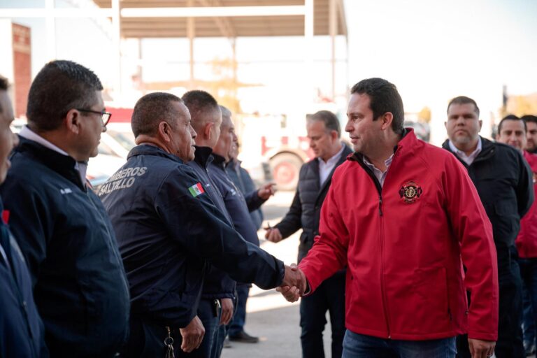 Reitera alcalde apoyo al H. Cuerpo de Bomberos de Saltillo