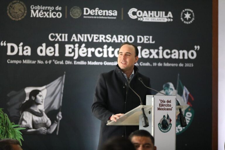 Anuncia Manolo 3 mil millones de inversión para seguridad en Coahuila en 2025