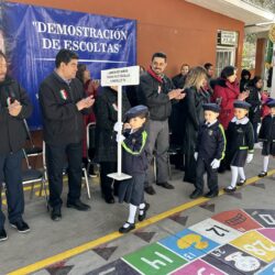 Celebran a la bandera de México en jardín de niños “Francisco Padilla González”6