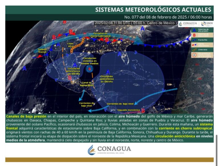 Nuevo frente frío generará fuertes vientos y chubascos en Coahuila