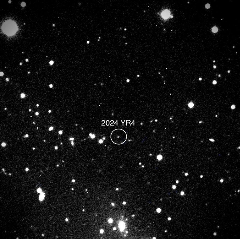Asteroide 2024 YR4 ya no supone amenaza significativa para la Tierra, según la NASA