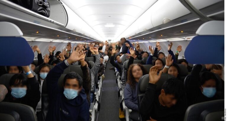 Deportan a mil 650 mexicanos vía aérea desde que Trump volvió a asumir presidencia