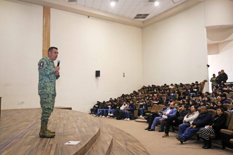 Imparte SEDENA para la comunidad de la UA de C la conferencia “Cultura de la Seguridad Nacional”