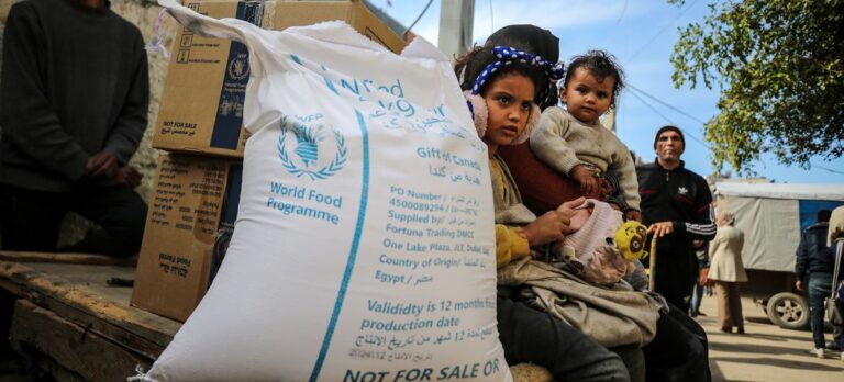 La agencia de alimentos está lista para enviar más de 30 mil toneladas de comida al mes a Gaza