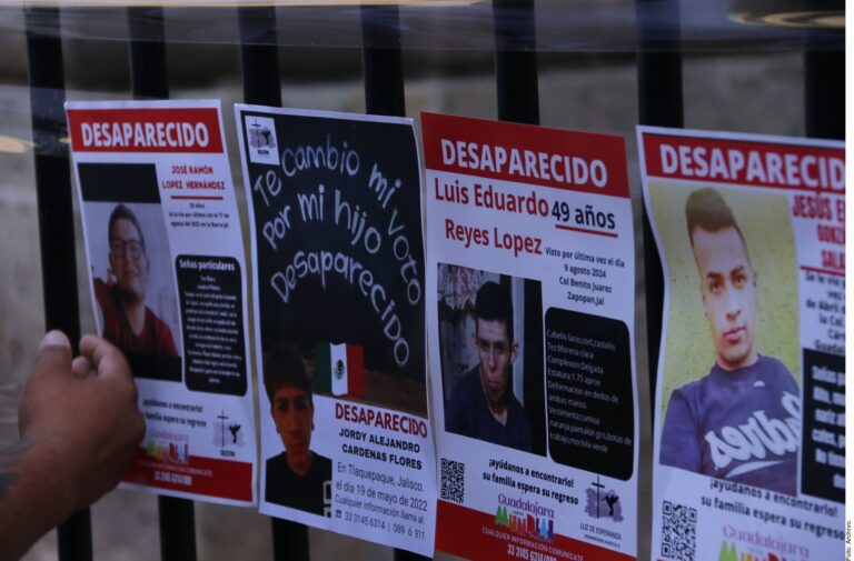 Registran 4 mil 120 desapariciones en 100 días de Sheinbaum