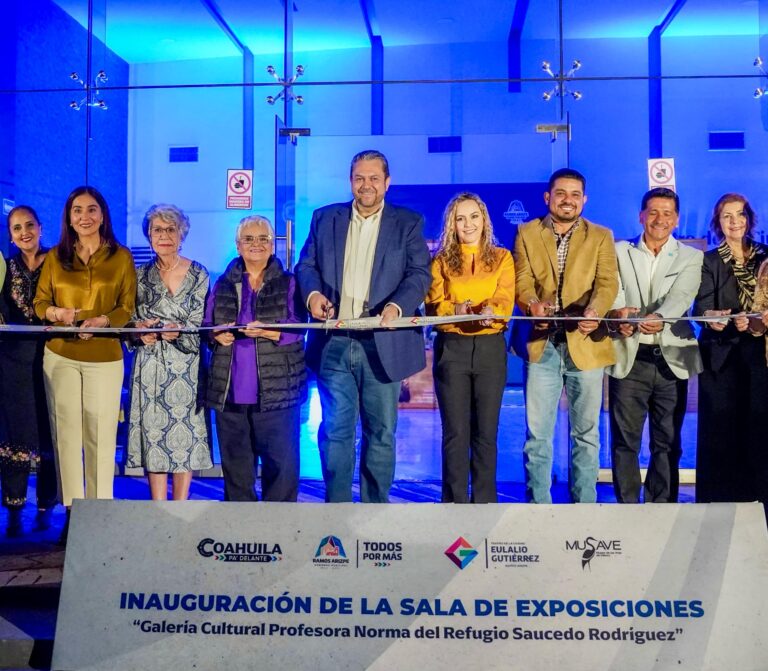 Inauguran en el Teatro de la Ciudad la Galería Cultural “Norma del Refugio Saucedo Rodríguez”