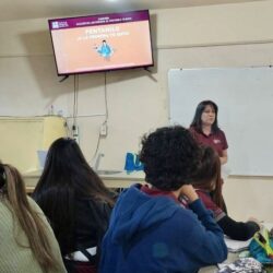 Campaña “Aléjate de las drogas. El fentanilo te mata” llega a estudiantes del Cetis 60