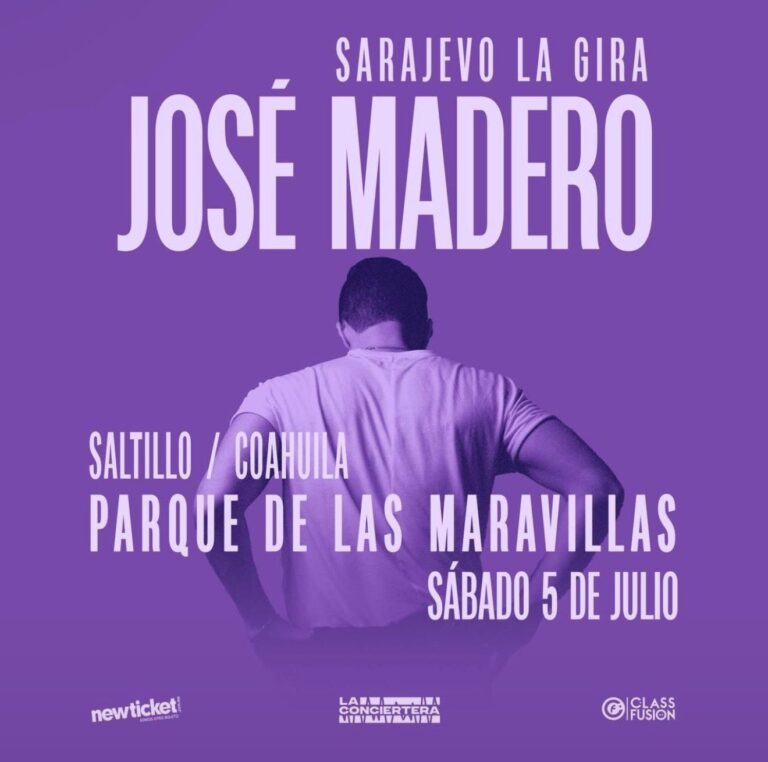 José Madero llega a Saltillo con su “Sarajevo La Gira”