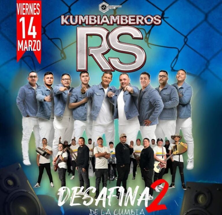 Llegan a Saltillo los KUMBIAMBEROS RS junto con Desafina2 De la Cumbia