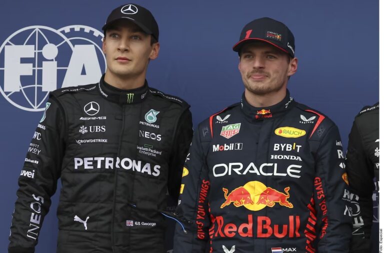 No hay buena relación entre Russell y Verstappen