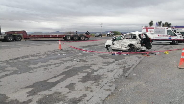 Accidente automovilístico en Ramos Arizpe deja dos personas sin vida