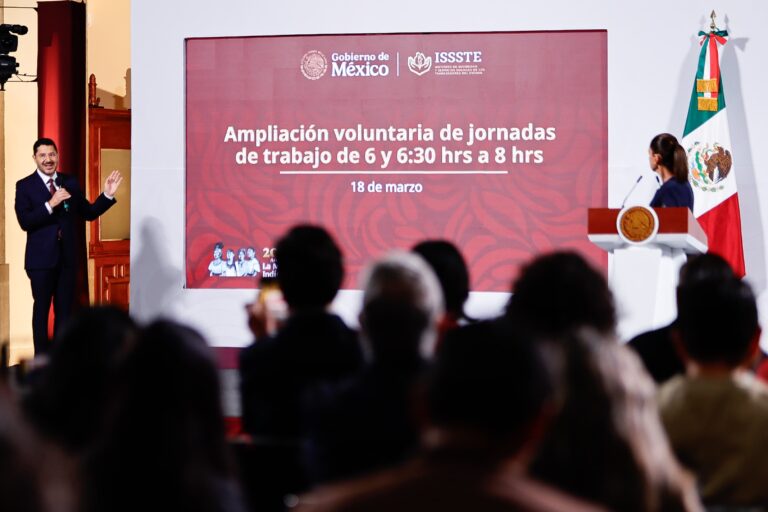 Aumentarán, voluntariamente, jornada laboral en el ISSSTE