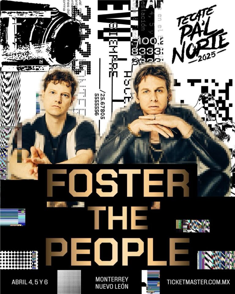 Foster The People llega a Tecate Pa’l Norte 2025. Conoce todos los detalles 