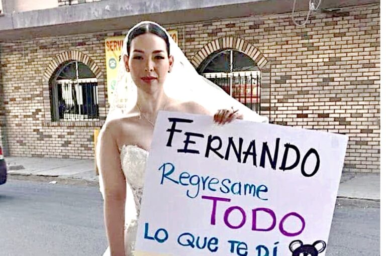 Dejan a una novia vestida y alborotada en Monterrey por presunto fraude