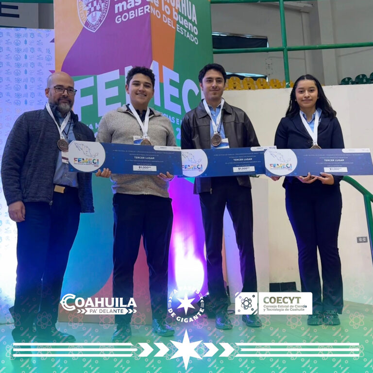 Ganan alumnos de la Facultad de Ciencias Biológicas y de Ciencias Químicas de la UA de C la Feria Mexicana de Ciencias e Ingenierías Coahuila