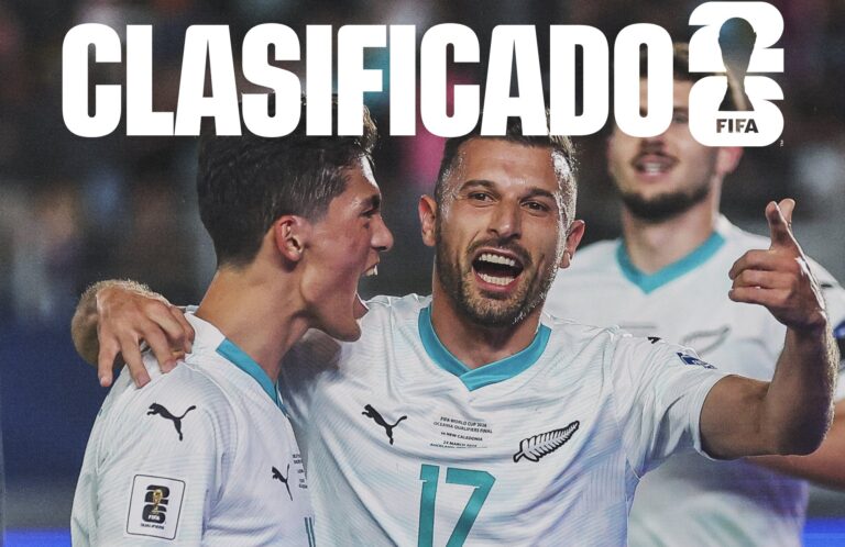 Nueva Zelanda, segundo clasificado a la Copa del Mundo 2026