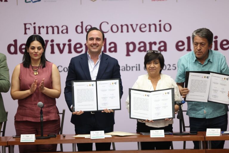 Tendrá Coahuila un gran programa de vivienda; firman convenio Manolo y SEDATU