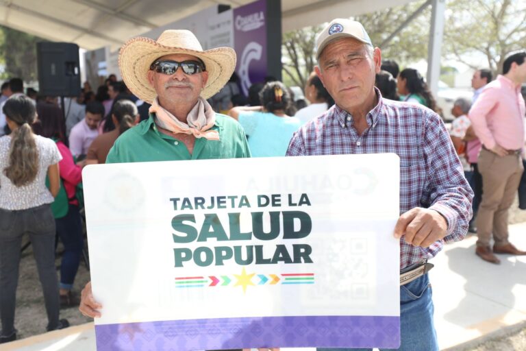 Beneficia Tarjeta de la Salud Popular en Coahuila a más de 5 mil adultos mayores