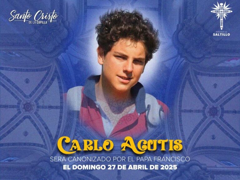 Expondrán en Saltillo reliquia de Carlo Acutis este 27 de abril, día de su canonización