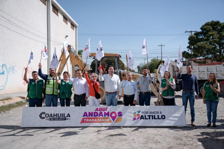 Sigue arrancando obras de pavimentación Javier Díaz