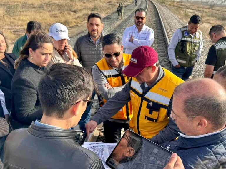 Supervisan sitios de próximas estaciones de tren en Saltillo, Derramadero y Ramos Arizpe