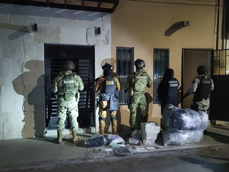 Aseguran en Saltillo 40 kg de marihuana en cateo coordinado