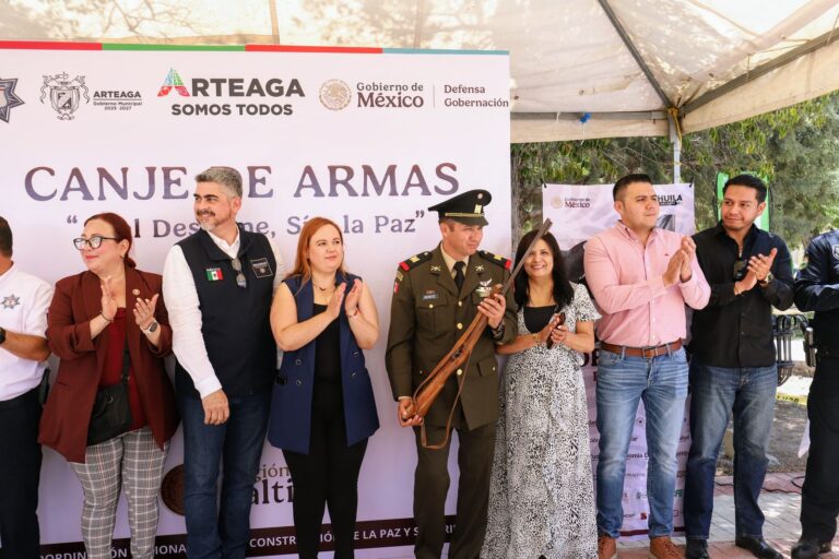 Inicia en Arteaga programa de Canje de Armas 2025