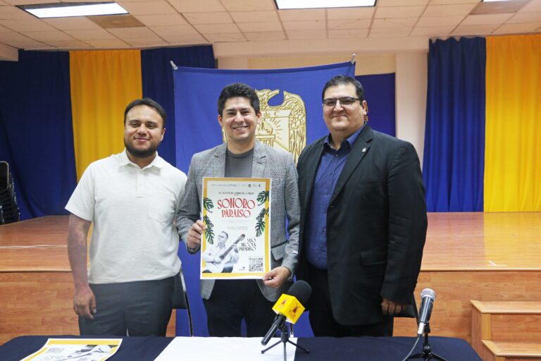 Presentarán en la UA de C el concierto “Sonoro Paraíso” con la participación de la Orquesta de Guitarras de Coahuila y el maestro Vito Nicola Paradiso