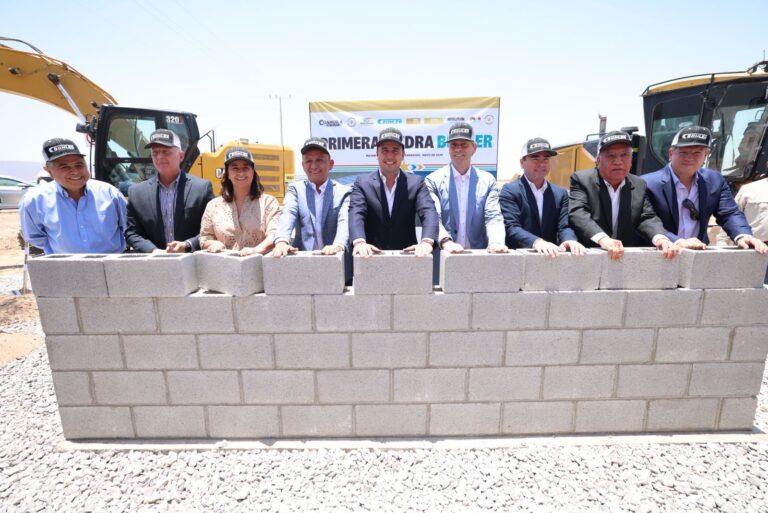 Pone Manolo primera piedra de Bühler en La Laguna; invierten 1 mil millones de pesos y generarán 500 empleos