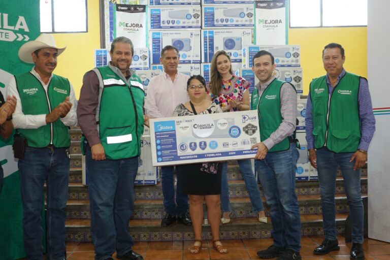Arranca Mejora Coahuila  programa de minisplits  a bajo costo en la Región Sureste