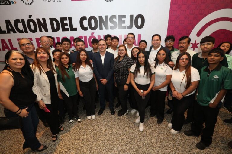 Encabeza Manolo instalación del Consejo Estatal de Educación Dual de Coahuila