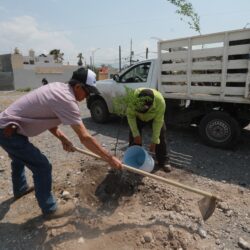 Trabaja Gobierno de Saltillo con todo en plazas de la ciudad1