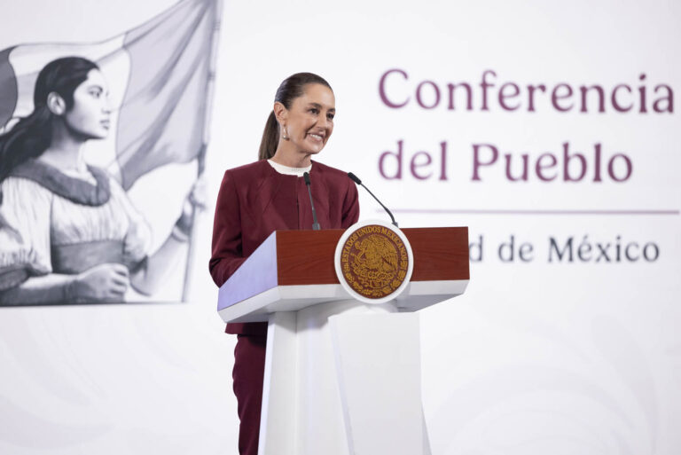 A México se le respeta, dice Claudia Sheinbaum tras medida por barrenador