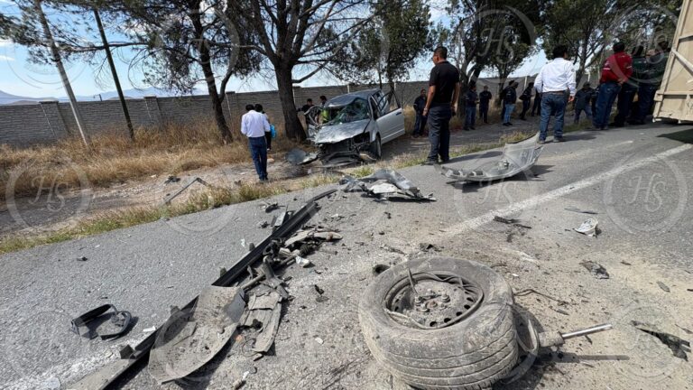 Choque en la carretera Saltillo-Zacatecas deja varios heridos