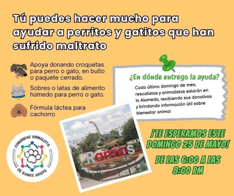Comunidad animalista de Ramos Arizpe requiere alimento para mascotas rescatadas; piden apoyo de la ciudadanía