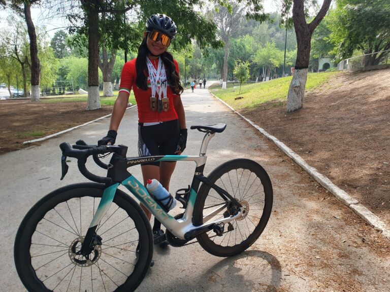 Conquista Sofía Rangel tres medallas en Nacional de Ciclismo de Pista