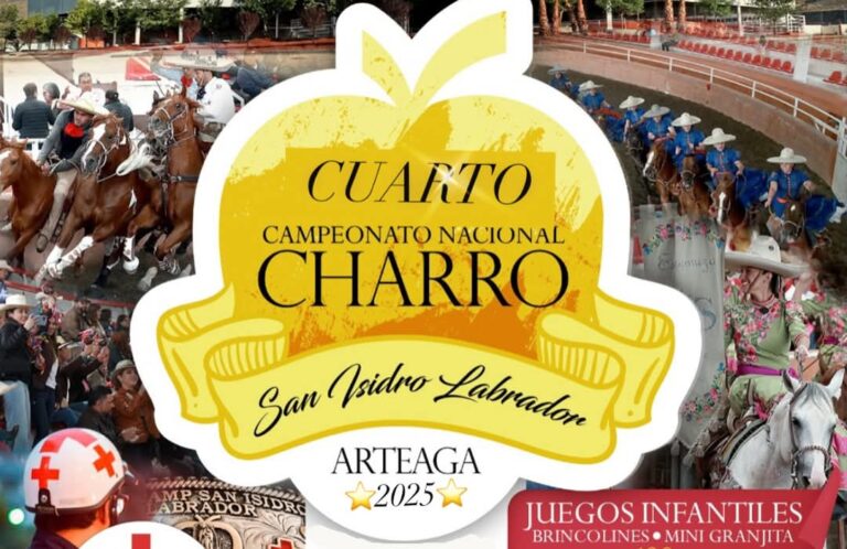 Inicia este jueves el Cuarto Campeonato Nacional Charro “San Isidro Labrador”, a beneficio de la Cruz Roja Saltillo