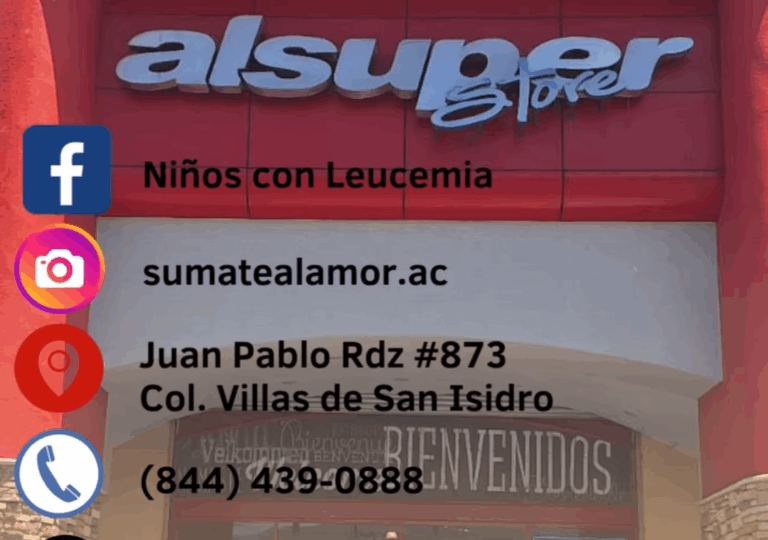 Invitan a apoyar campaña de redondeo en tiendas Alsúper a beneficio de niñas, niños y adolescentes con leucemia