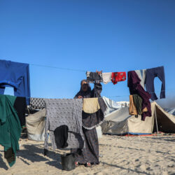 MIDEAST-GAZA CITY-DISPLACED PEOPLE